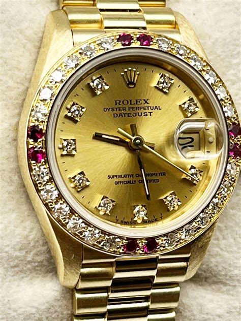 rolex 6916 year|rolex ladies president 69178 champagne.